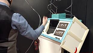 Rope bound slave's asshole stretched extreme in hardcore bdsm domination