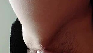i cum hard rubbing my hairy wet pussy!