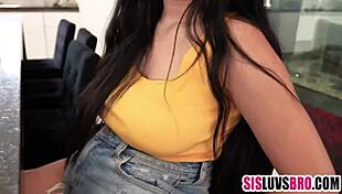 stepsister, suck my cock right now or your dirty secret goes public