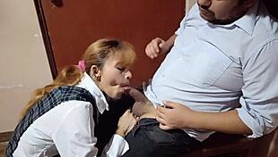 Peruvian Schoolgirl Touches Woodworking Class Gets Hard Nailed Doggystyle Big Ass Shaved Pussy