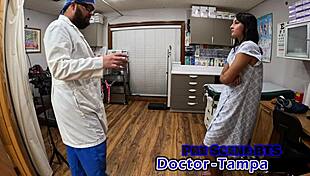 dr tampa's entrance physical for zombae at university 😍 nurse spreads for patient pov
