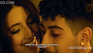 Kenna James Reagan Foxx lesbian orgy podcast backstage with big tits stars