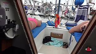 Boat Pickup Turns Wild as I Bend Over Two Asian Bikini Milfs for Creampie Doggystyle Group Fuck