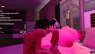 Esta Puta Ebony's Big Ass and Tits Crave Rough Creampie Pounding Again