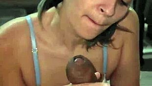 Sexy Brazilian Wife Jerks Huge Load From Sailor Guy's Massive Cock Cumshot