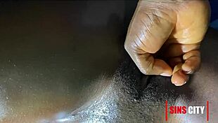 horny ebony with huge natural tits rides boyfriend doggystyle missionary