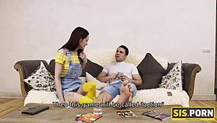 Sis Porn Dirty Babe Binds Rich Stepbrother To Nail Her Shaved Pussy