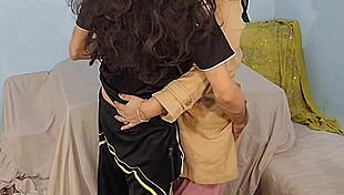 Chubby Indian bhabhi cheats on hubby as devar roughly fucks pussy to ass