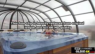 hey teen fetish girl gives mouth and shaved pussy to old man's big cock