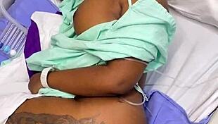 Horny doctor fucks busty patient doggystyle in hospital with big cock