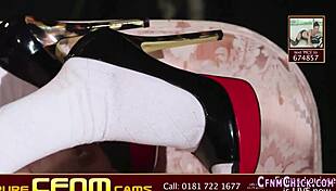 uhh i can't believe how this cfnm babe humiliates me with her handjob till i explode everywhere