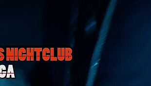 Ebony teen strips and swallows huge cock facial at JKT strip club party