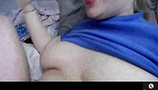 couple fucks hard she deepthroats blows monster cock creampies pussy