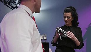 femdom anal pounds foot-sniffing guy