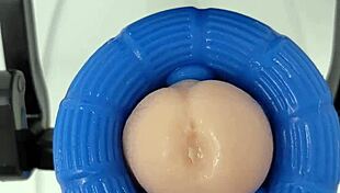 guy demos rubjoy robot fleshlight sex toy masturbation fun