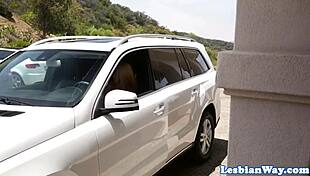 hey, check out this lesbian beauty scissoring sensually in the bath