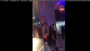 asian slut in sexy lingerie screams wildly from huge cock pounding her tight hole