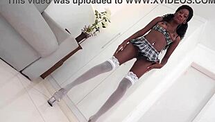 Beautiful Ebony Princess Jenny Pretinha Takes 3 Huge Cocks in DAP DP Anal Gapes!