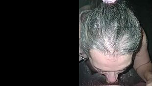 female slave sucks gloryhole cock hard