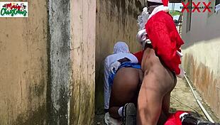 i caught africa santa pounding ebony neighbor girl in backyard full vid