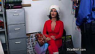 wealthy cougar chokes on cock in sloppy rough gagging bust