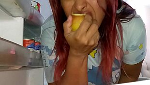 i surprised fucked big ass stepmom in her fridge damn