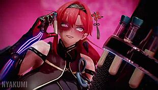 futa police pounds big cock tits in monster action