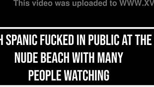 giih spanic loves PUBLIC ANAL DP WITH MONSTER COCKS while watchers stare