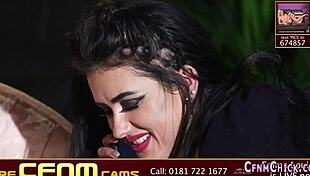 uhh i can't believe how this cfnm babe humiliates me with her handjob till i explode everywhere