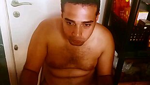 Homemade brazilian milf and young guy fuck doggystyle missionary while cooking part 3 with cum in mouth