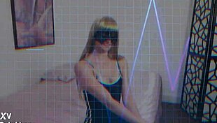 ana lingus gets her mask off with anal pounding and facial cumshot pov