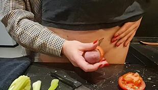 kitchen cock torment cooking episode heats up