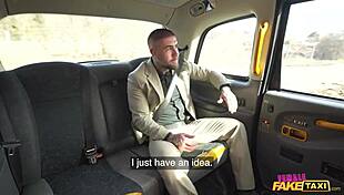 Female Fake Taxi: Athletic Redhead Pounds Monster Cock Doggystyle in Uniform