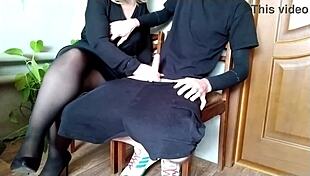 oh man fantasizing risking it all for juicy mature milf's hairy pussy squirting cum covered stockings legs 😍💦