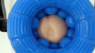 guy demos rubjoy robot fleshlight sex toy masturbation fun