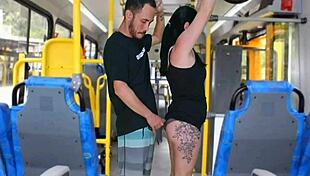 Morena's Dirty Bus Ass Worship And Raw Cock Ride