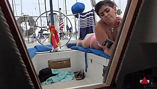 Boat Pickup Turns Wild as I Bend Over Two Asian Bikini Milfs for Creampie Doggystyle Group Fuck