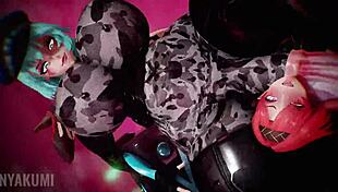 futa police pounds big cock tits in monster action