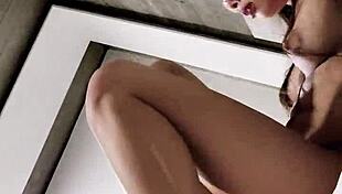 Skinny Latina Slut Fingers Gaping Ass and Pussy for Phone and Bike