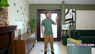 Green leprechaun milf Lolly Dames freeused by Nicky Rebel on St Patty's