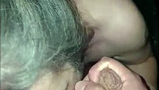 female slave sucks gloryhole cock hard