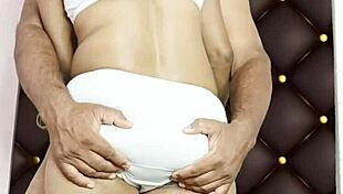 Young hot lady stands for intense hardcore fucking leading to massive orgasm