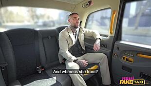 Female Fake Taxi: Athletic Redhead Pounds Monster Cock Doggystyle in Uniform