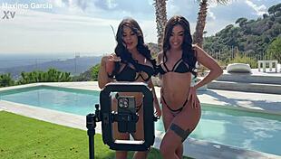 martina smeraldi and steffy moreno take maximo's monster cock rough in wet threesome