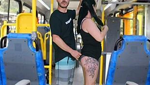 Morena's Dirty Bus Ass Worship And Raw Cock Ride