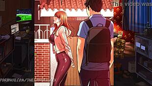 this loser guy finally bangs his hot shaved pussy friend and creampies her deep in the hood