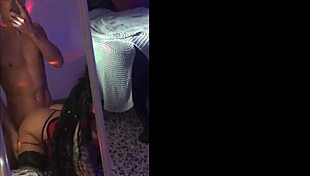 asian slut in sexy lingerie screams wildly from huge cock pounding her tight hole