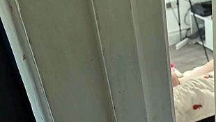 Housemates Wank from Home: Shaved Pussy Dripping Wet in Quickie Ride