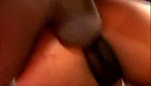 afro american hairy pussy gets creampied missionary style