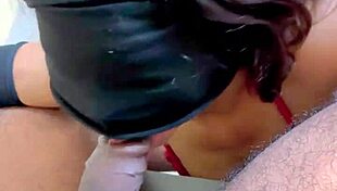 hot 18 year old indian girl gives best homemade blowjob to old friend's monster cock